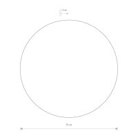 LED Wandlampe indirekt warmweiß 3000 K Ø 35...