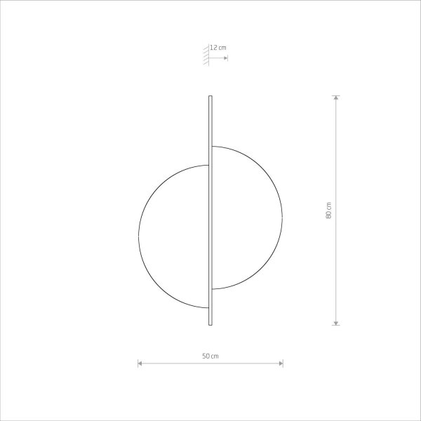 Wandlampe innen Holz Metall H: 80 cm groß für 2x GX53