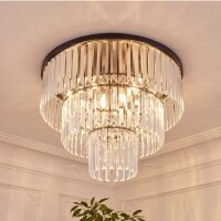 Deckenlampe Kristall Jugendstil Ø 56 cm 9x E14...
