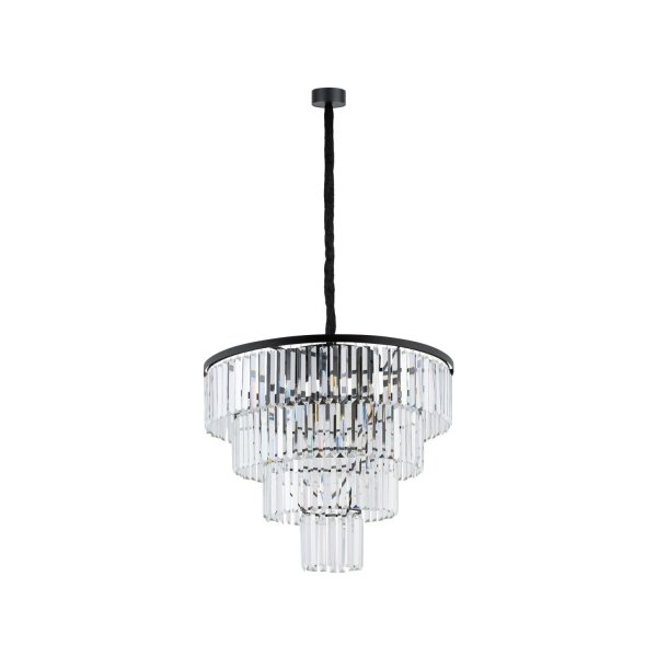 Art Déco Hängeleuchte Kristall Ø 71 cm 12x E14 verstellbar