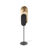 Stehleuchte dekorativ 163 cm GX53 Schwarz Gold aus Metall...