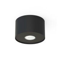 Spot Schwarz GU10 &Oslash; 12,7 cm klein H: 8 cm Modern...