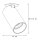 Spot Lampe Unterputz in Schwarz Gold GU10 verstellbar