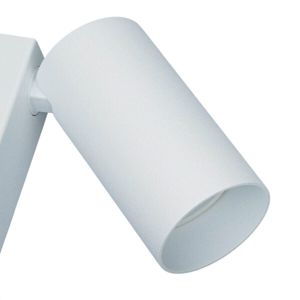 Wandspot GU10 Weiß schwenkbar H: 11,5 cm zum Lesen