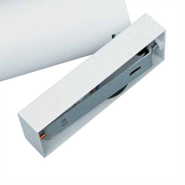 Wandspot GU10 Weiß schwenkbar H: 11,5 cm zum Lesen