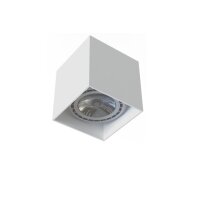 Deckenspot Weiß GU10 Aluminium Würfel B: 12 cm