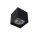 Deckenspot GU10 B: 12 cm Würfel Schwarz Aluminium WARTA