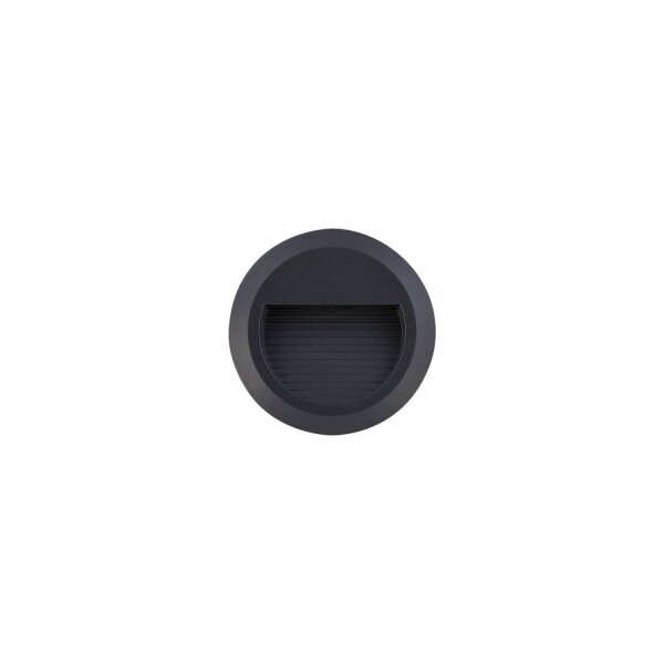 Außen Wandleuchte LED Schwarz IP54 3000 K 100 lm Ø 11 cm