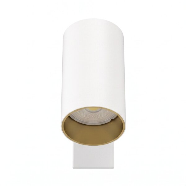 Leseleuchte Weiß Gold GU10 Metall verstellbar Modern