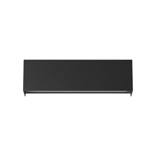 Wandleuchte Up Down Schwarz E14 Metall B: 26 cm klein