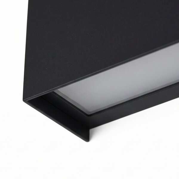 Wandleuchte Up Down Schwarz E14 Metall B: 26 cm klein