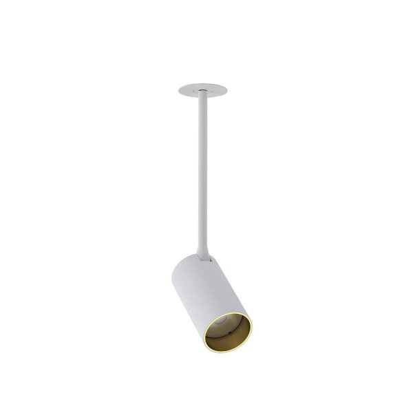 Einbaustrahler GU10 in Weiß Gold H: 34-39 cm verstellbar