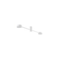 Deckenlampe 2-flammig Wei&szlig; GX53 Metall 68 cm lang