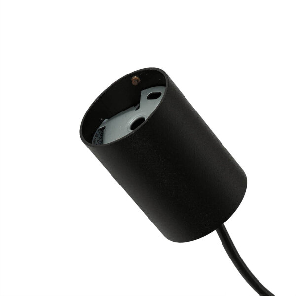Hängelampe Schwarz GU10 Ø 20,5 cm Metall Retro Design