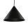 Hängelampe Schwarz GU10 Ø 20,5 cm Metall Retro Design
