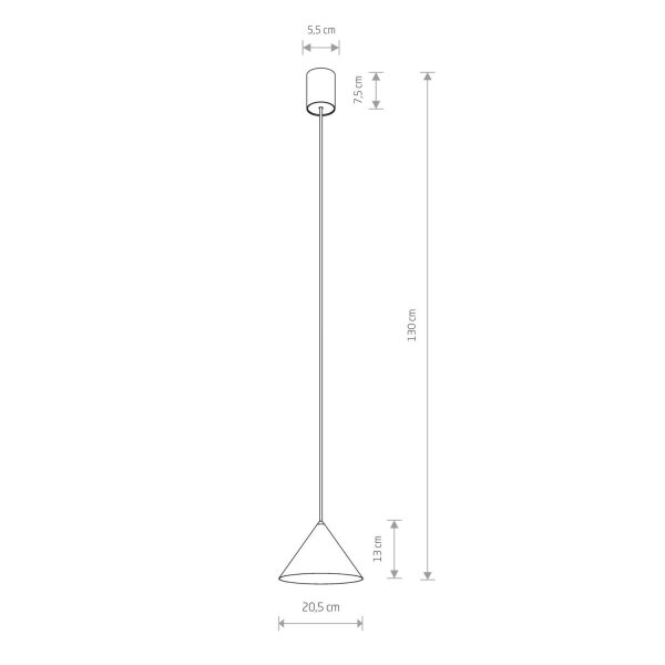 Hängeleuchte Weiß GU10 Ø 20,5 cm Metall Retro ZAGON