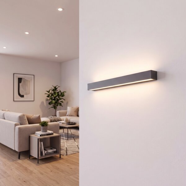 Wandlampe Up Down innen B: 62 cm inkl. LED T8 3000 K warmweiß