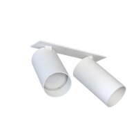 Deckenstrahler Unterputz 17 cm breit 2-flammig GU10...