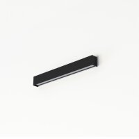 Wandlampe indirekt 62 cm lang Up Down 3000 K T8 LED Schwarz