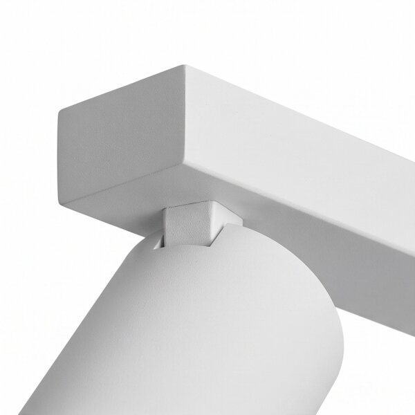 Deckenspot länglich 70 cm 3-flammig GU10 in Weiß Gold