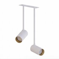 Deckenspot schwenkbar Einbau B: 17 cm 2x GU10 Weiß...
