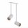 Deckenspot schwenkbar Einbau B: 17 cm 2x GU10 Weiß Gold