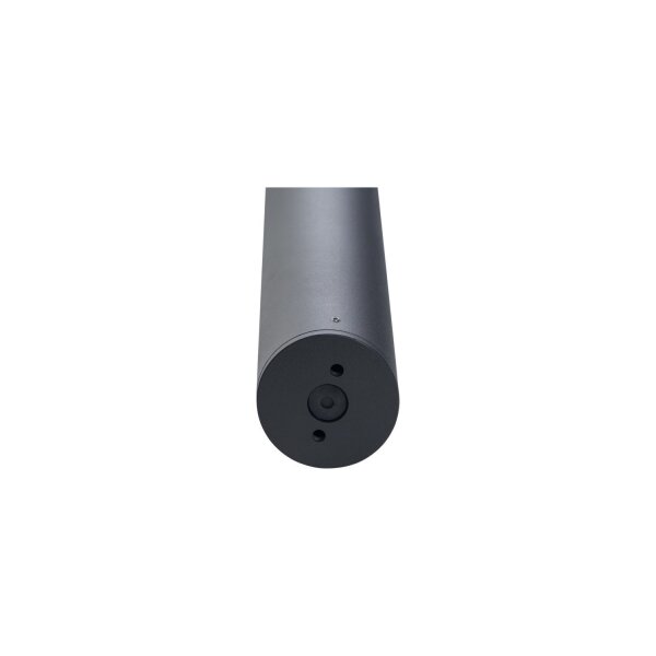Wegeleuchte IP54 Schwarz GU10 55 cm Glas Aluminium schwenkbar