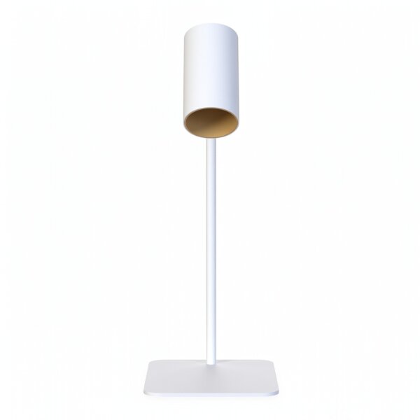 Schreibtischlampe Weiß Gold GU10 40-45 cm Metall Modern
