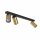 Deckenspot 3-flammig in Messing Schwarz GU10 70 cm