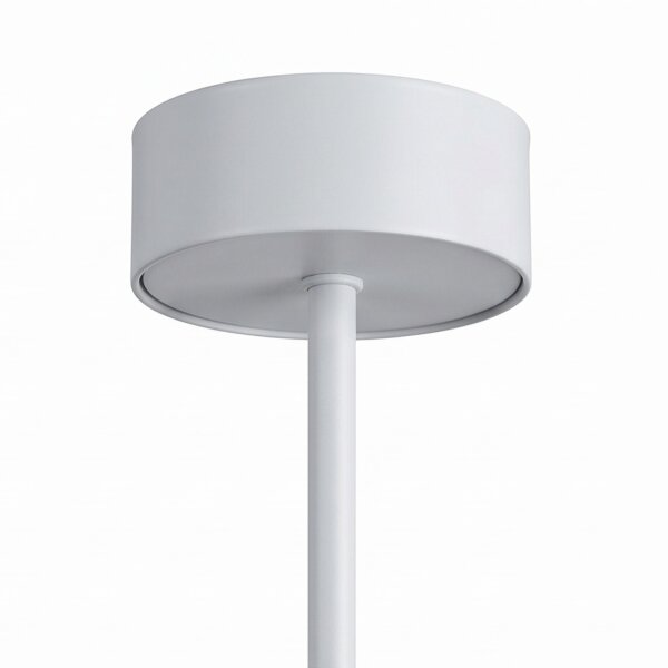 Deckenleuchte Stoff Ø 50 cm rund für 3x E27 Grau Modern