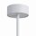Deckenleuchte Stoff Ø 50 cm rund für 3x E27 Grau Modern