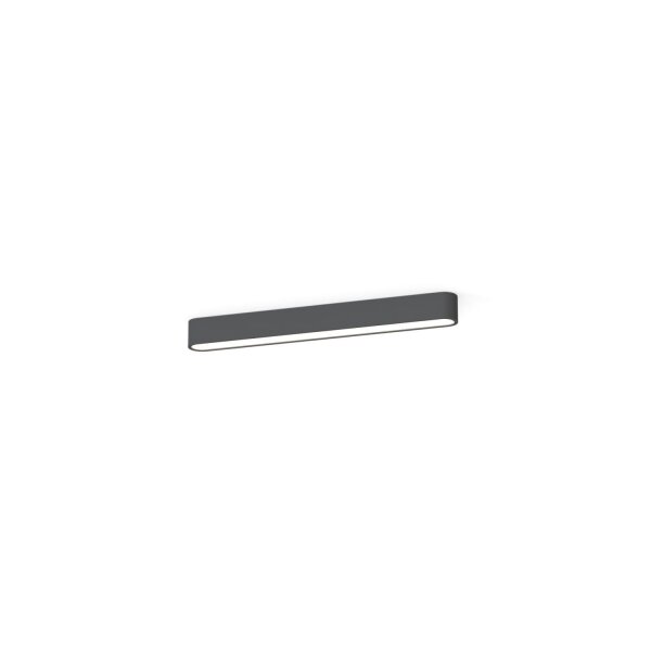 Deckenlampe 3000 K 1700 lm Graphit T8 LED wechselbar