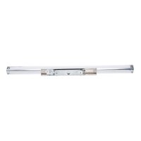 LED Wandleuchte Badezimmer 89 cm lang Chrom 3000 K 1300 lm