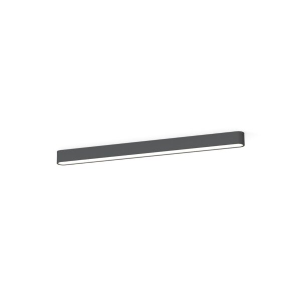 Deckenleuchte warmweiß Grau 3000 K 2300 lm 95 cm lang T8 LED