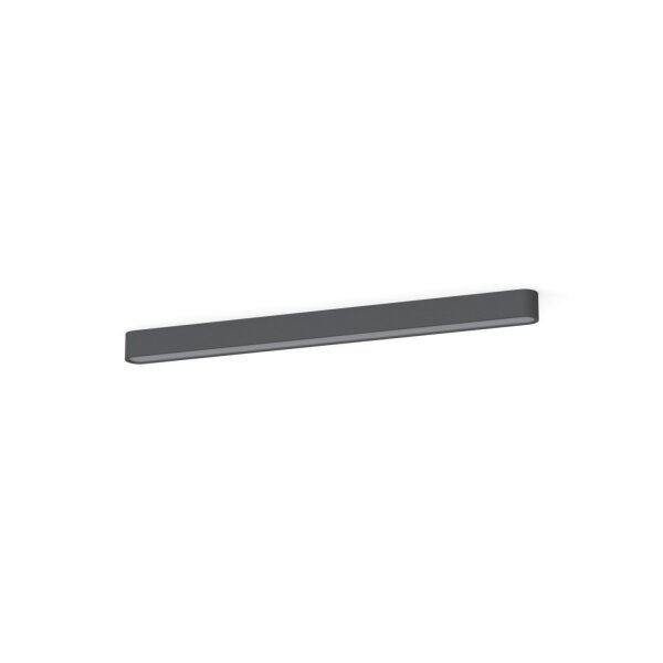 Deckenleuchte warmweiß Grau 3000 K 2300 lm 95 cm lang T8 LED