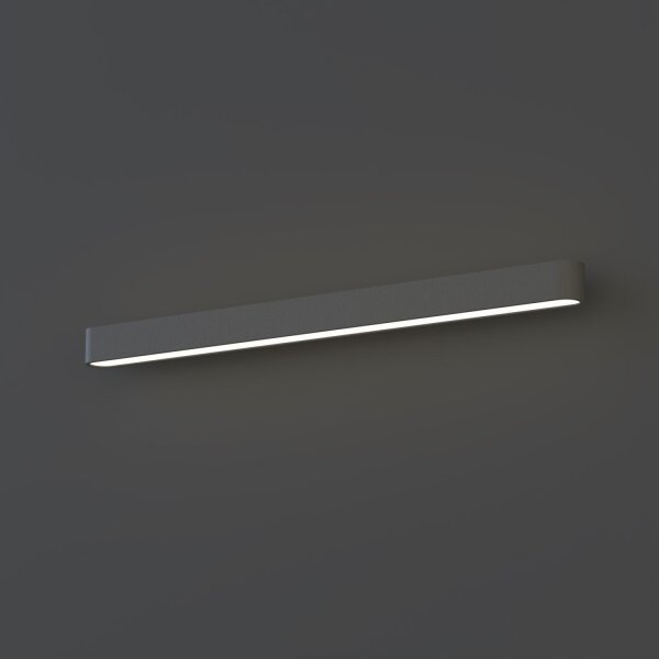 Wandleuchte Up Down 93,5 cm lang Grau 3000 K 2300 lm T8 LED