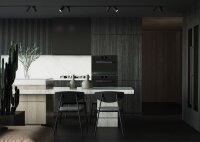 Deckenstrahler Unterputz 2x 2m lang 6-flammig GU10 Schwarz