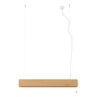 Pendelleuchte Holz Zugschalter 98 cm breit Esstisch
