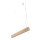 Pendelleuchte Holz Zugschalter 98 cm breit Esstisch