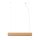 Pendelleuchte Holz Zugschalter 98 cm breit Esstisch