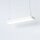 Pendelleuchte Weiß T8 LED mit 3000 K warmweiß B: 93,5 cm lang