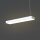 Pendelleuchte Weiß T8 LED mit 3000 K warmweiß B: 93,5 cm lang