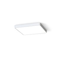Deckenleuchte quadratisch B:63 cm inkl. T8 LED 3000 K...