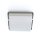 Deckenlampe IP44 Chrom Weiß quadratisch E27 Badezimmer
