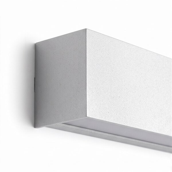 Wandleuchte Up Down Weiß Metall 3000 K 1700 lm T8 LED 11 W