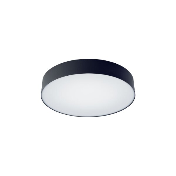 Deckenlampe 3-flammig Schwarz E14 Ø 40,5 cm rund