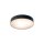 Deckenlampe 3-flammig Schwarz E14 Ø 40,5 cm rund