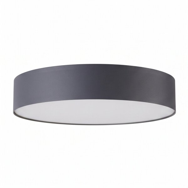 Deckenlampe Grau 3x E14 Ø 40,5 cm rund blendarm