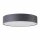 Deckenlampe Grau 3x E14 Ø 40,5 cm rund blendarm
