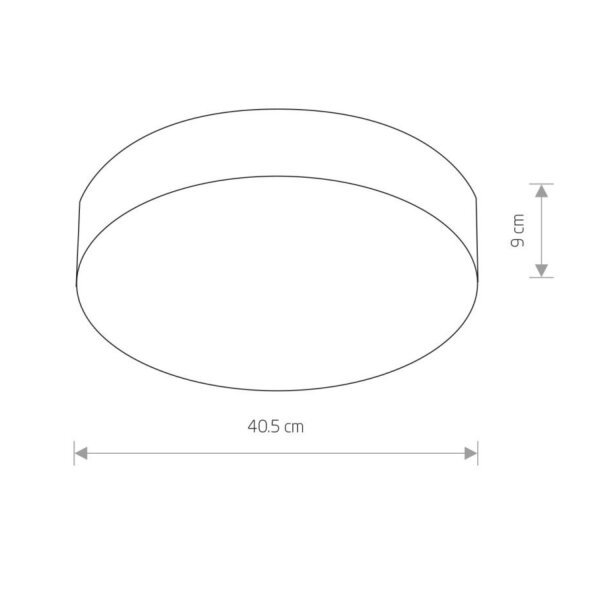 Deckenlampe innen Weiß Ø 40,5 cm 3x E14 rund